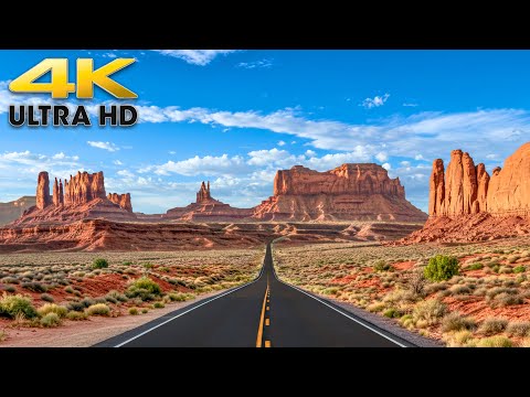 Monument Valley to Zion National Park Full Drive 4K Arizona to Utah Scenic Drive