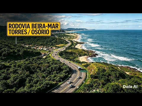 🏖️🌊 ESTRADA ENTRE TORRES E OSÓRIO — RS: BEIRA-MAR DE TIRAR O FÔLEGO!!! 🚐🌅💙🔥