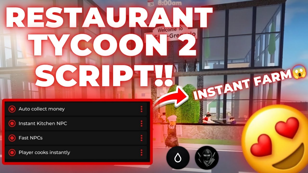 RESTAURANT TYCOON 2 SCRİPT🔥 WORKS ON ALL EXECUTORS!!