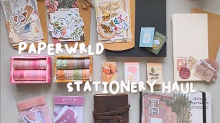 vintage stationery haul  + mini journal flip through ☕️ ft. paperwrld