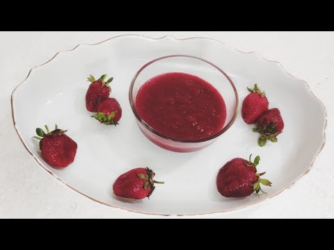 Strawberry filling for Cake ||easy & quick recipe ||