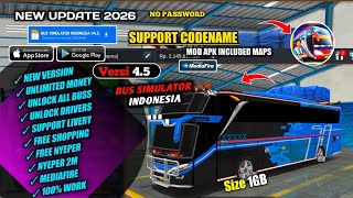 Bus Simulator Indonesia Mod Apk 4.5 Latest Version 2026 - Unlimited Money & Unlock All