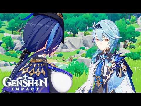 ...?? EULA VS CLORINDE Story Cutscene Genshin Impact 6.4 LUNA V
