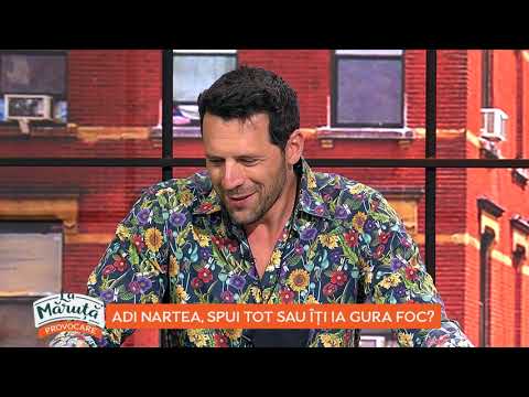 Adrian Nartea, spui tot sau îți ia gura foc? Cum s-a descurcat actorul din VLAD la provocare