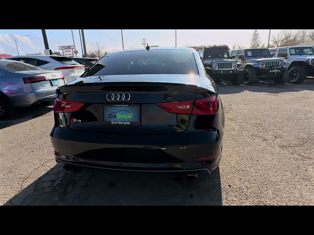 2016 AUDI S3 SEDAN 4-CYL, TURBO, 2.0L PRESTIGE SEDAN 4D