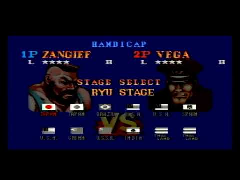 Versus Mode - Street Fighter 2 Turbo Hyper Fighting Super Famicom