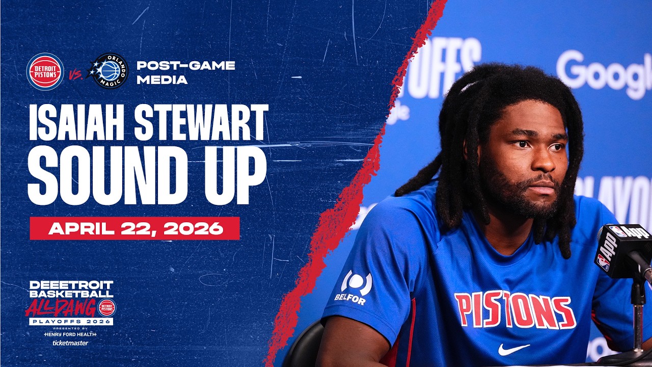 Post-Game Press Conference: Isaiah Stewart | Pistons vs. Magic | 04.22.26