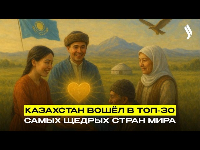 Казахстан вошёл в топ-30 стран по уровню благотворительности