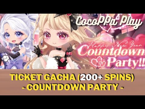 CocoPPa Play | 200+ Plays on Countdown Party Gacha (Complete) | Special New Year