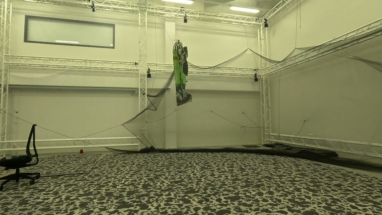 Fixed-Wing Drone Vertical Hovering Demo