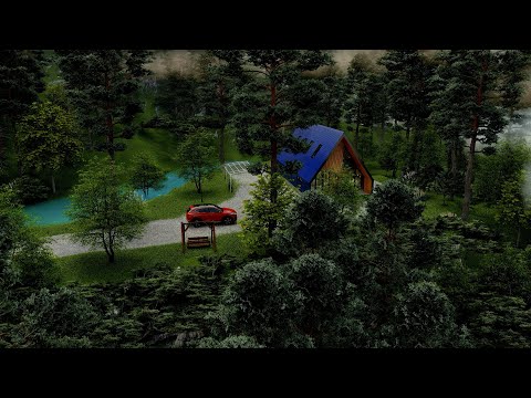 Iconic Design #53 Modern A-Frame Cabin in the Tropics  Luxury Forest Retreat