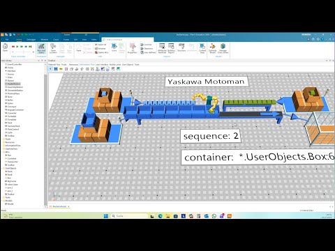 Plant Simulation Virtual User Group: How to model a two-arm robot
