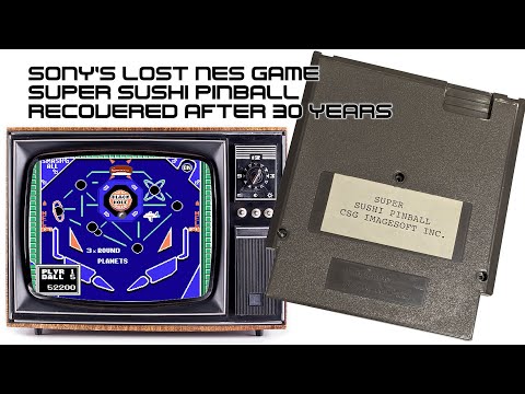 Super Sushi Pinball - Lost Sony NES Game Revealed