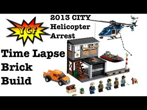 LEGO CITY 60009 Helicopter Arrest Set Time Lapse Brick Build