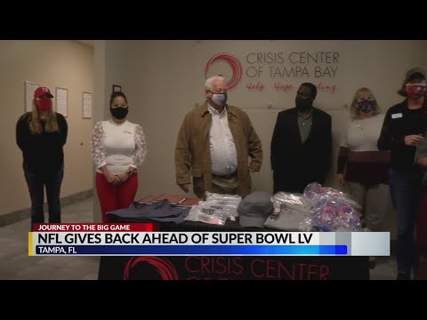 NFL gives back ahead of Super Bowl LV