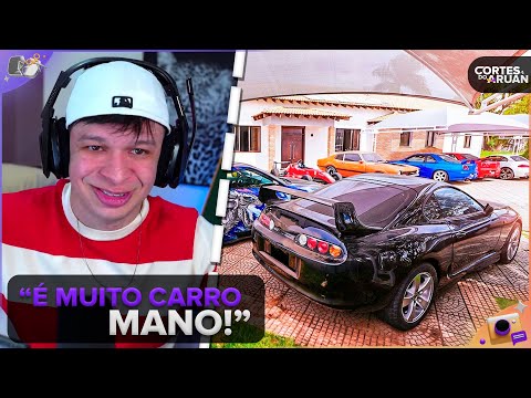 ARUAN REAGE: TROUXE TODOS MEUS CARROS PARA MINHA CASA [NAO CABE MAIS CARRO] (RENATO GARCIA)