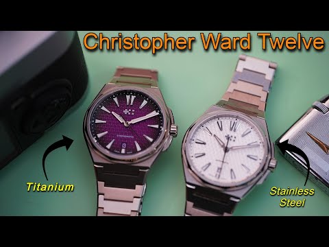 Hands on Christopher Ward Twelve Integrated Bracelet Automatic Watch Titanium & Stainless Steel