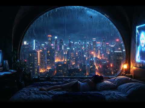 Synthwave City Drift Mix – Nightshift FM | Neo-Futuristic Rain for Late-Night Focus
