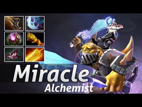 1 vs 9 Alchemist Miracle - Dota 2 Epic Moments