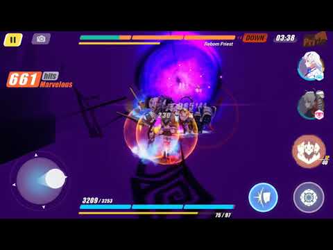 Honkai Impact 3 Red Lotus Abyss 27F, 78000 degree with Yamabuki, Imayoh Kallen and Chariot