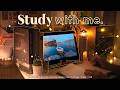 4 HOUR Late Night Study With Me Fire Crackling Sounds ️ Calm Lofi Bgm Pomodoro 50 10 Day326