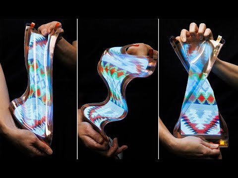 LG Display stretchable microLED display