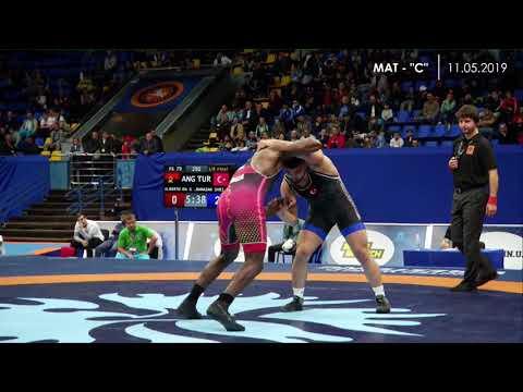 1/8 Final FS 79 kg ALBERTO DA SILVA GUNZA (ANG) - RAMAZAN SARI (TUR)