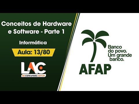 AFAP - Aula Grátis - 13/80 - Conceitos de Hardware e Software - Parte 1