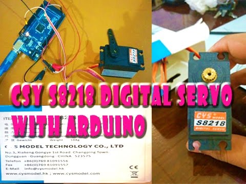 S8218 Digital Servo Motor 40kg video