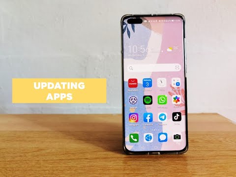 Updating your apps on Huawei P40 Series