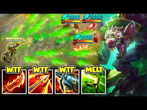 ON-HIT TWITCH TURNS THE ENEMY TEAM TO DUST! (THEY ALL DIE IN 1.5 SECONDS)