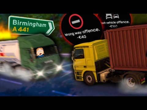 A British MANIAC Commits Crimes in EURO TRUCK SIMULATOR 2