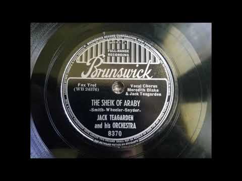 The Sheik Of Araby - Jack Teagarden - Brunswick - 1939