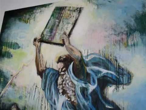 Gad Apotecker on "Moses breaking the Tablets"