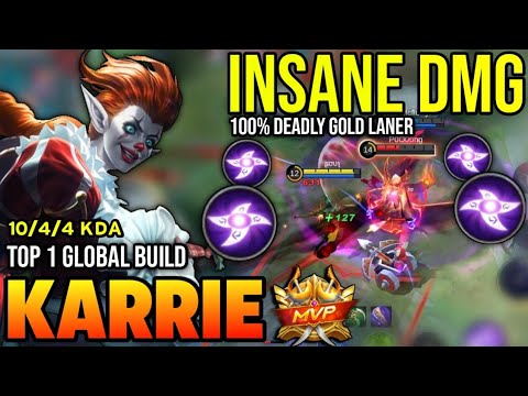 KARRIE BEST BUILD 2022 | BUILD TOP 1 GLOBAL KARRIE GAMEPLAY | MOBILE LEGENDS✓