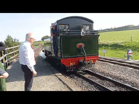 762 run's light at killington lane narrow gauge railway station this morning.9.9.23.