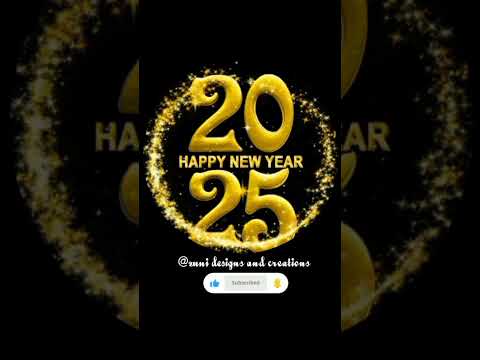 Happy new year2025 happy new year wishes..@zuni designs and creations