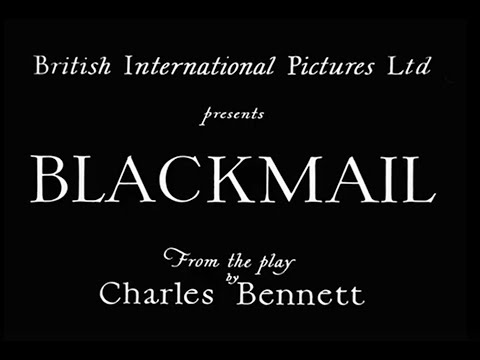 Blackmail (1929)