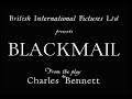 Blackmail 1929