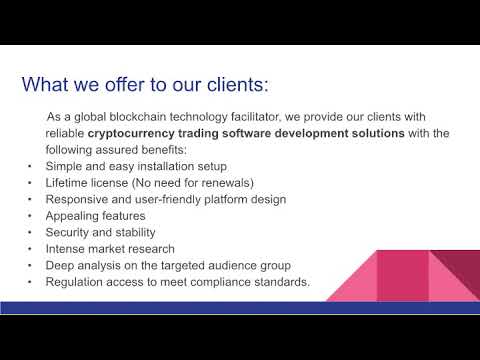 Cryptocurrency Trading software development