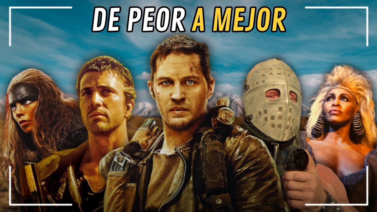 Las 5 PELÍCULAS de MAD MAX de PEOR A MEJOR