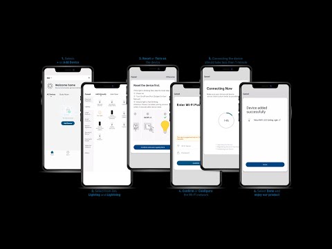 How to install Tellur WiFi Square LED Ceiling Light (TLL331141)