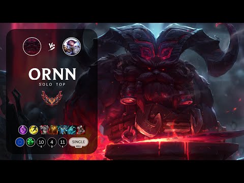 Ornn Top vs Fiora - EUW Grandmaster Patch 12.21