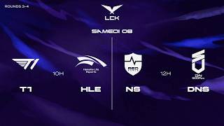 [LIVE] 🔴 LCK - T1 vs HLE | NS vs DNS - W11D4 - BO3