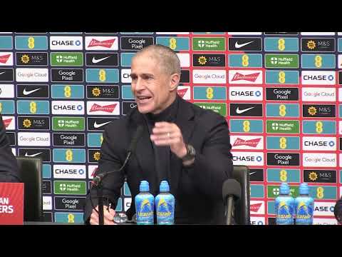 'We did our best" - Albania coach Sylvinho after 2-0 defeat at Wembley.