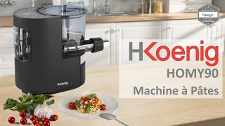 H.Koenig HOMY90 Nudelmaschine - Frische Pasta - 7 Nudelformen - HKOENIG Nudelmaschine - Unboxing