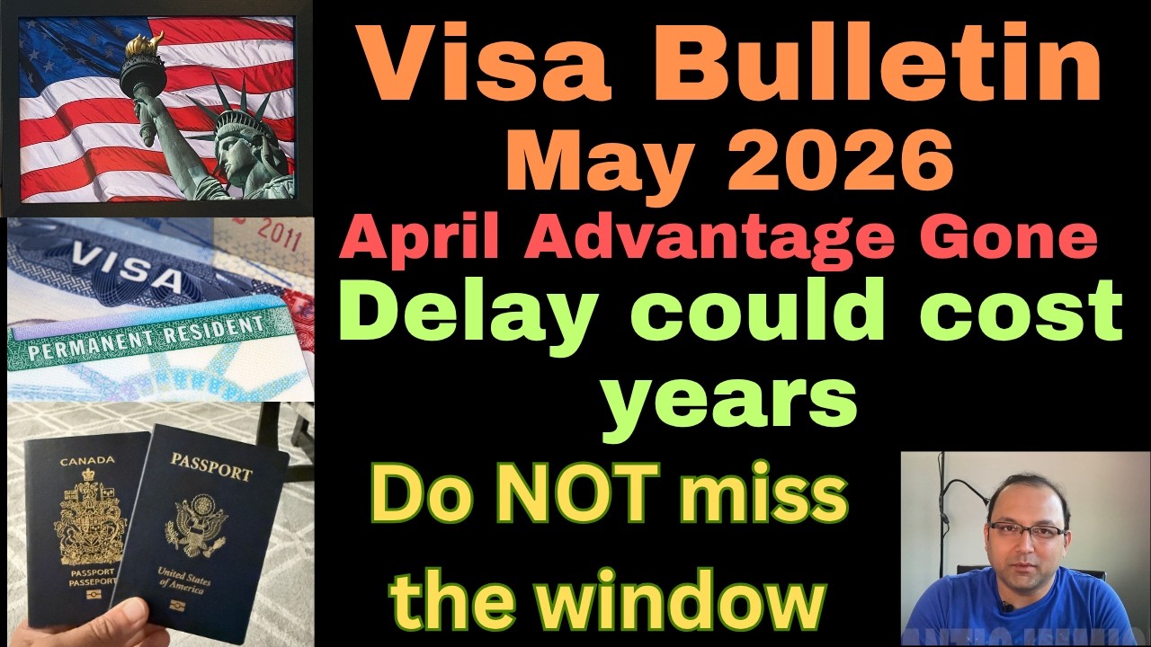 May 2026 Visa Bulletin - **ACT FAST** Small window left open