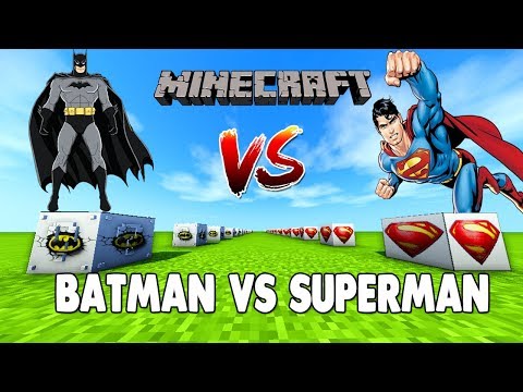 BATMAN VS SUPERMAN ŞANS BLOKLARI - Minecraft