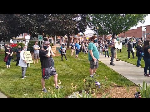 NJ Newton Protest