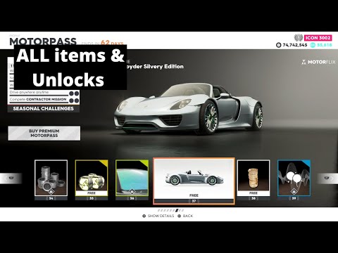The Crew 2: Season 7 Episode 1 Motor Pass ALL items & Unlocks (Into The Storm)